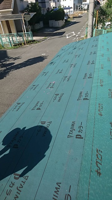 倉庫屋根アスファルトルーフィング