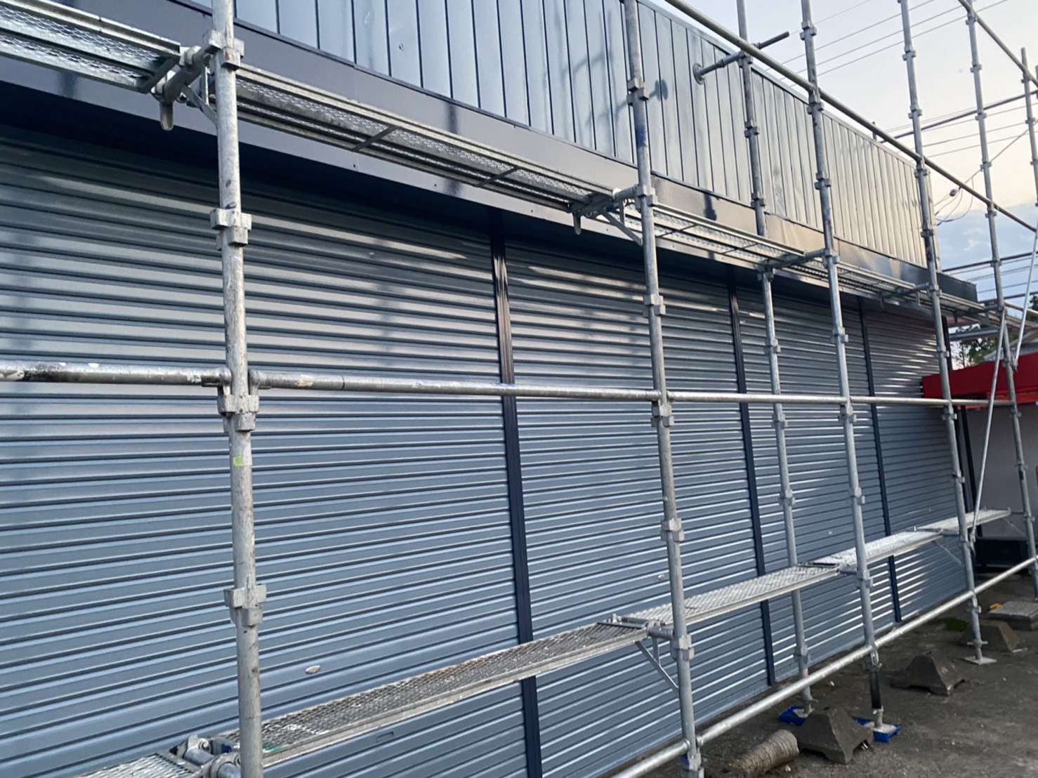 シャッター塗装後