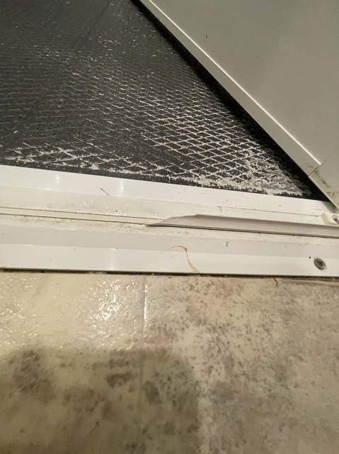 ユニットバス床下パッキン破損