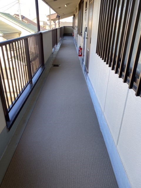 長尺シート新規施工後