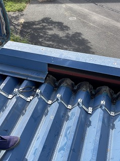 雨押え部分タイトフレーム