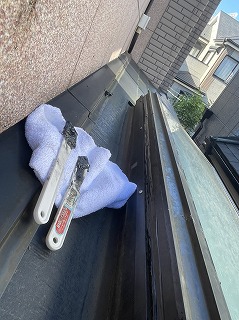 天窓コーキングへら