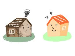 外壁の塗り替え　モルタル外壁の塗装