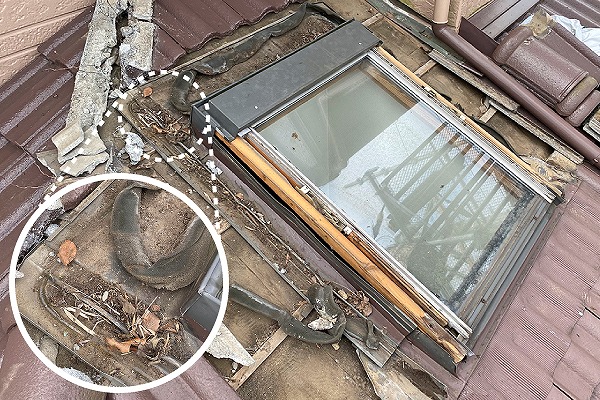 天窓雨漏りの真相解明します！