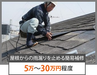 雨漏り費用の相場