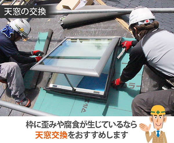 天窓雨漏りの真相解明します！