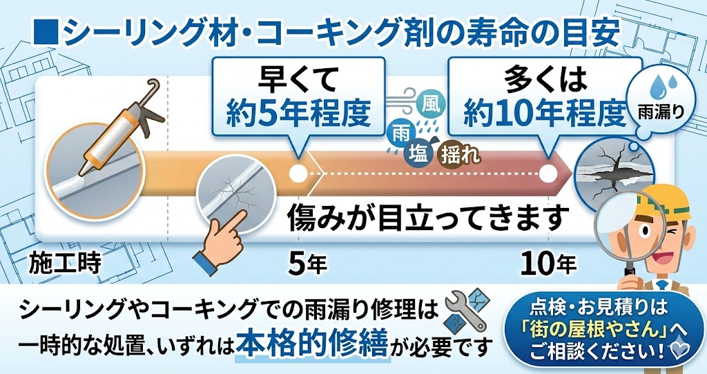 外壁の目地気になっていませんか？雨漏りを引き起こす前に点検を！