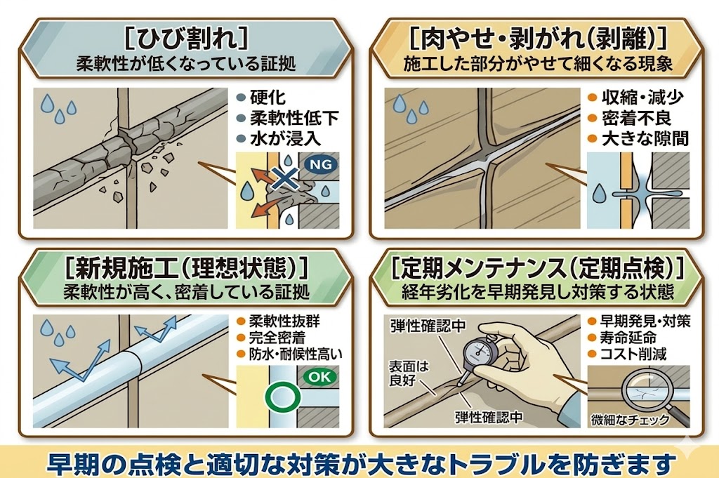 外壁の目地気になっていませんか？雨漏りを引き起こす前に点検を！