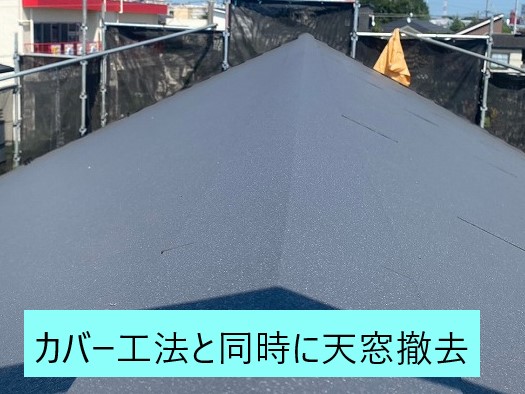 天窓撤去