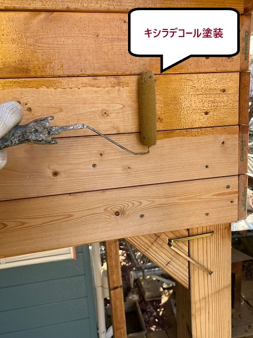 キシラデコール塗装