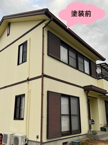 塗装前のお家のようす