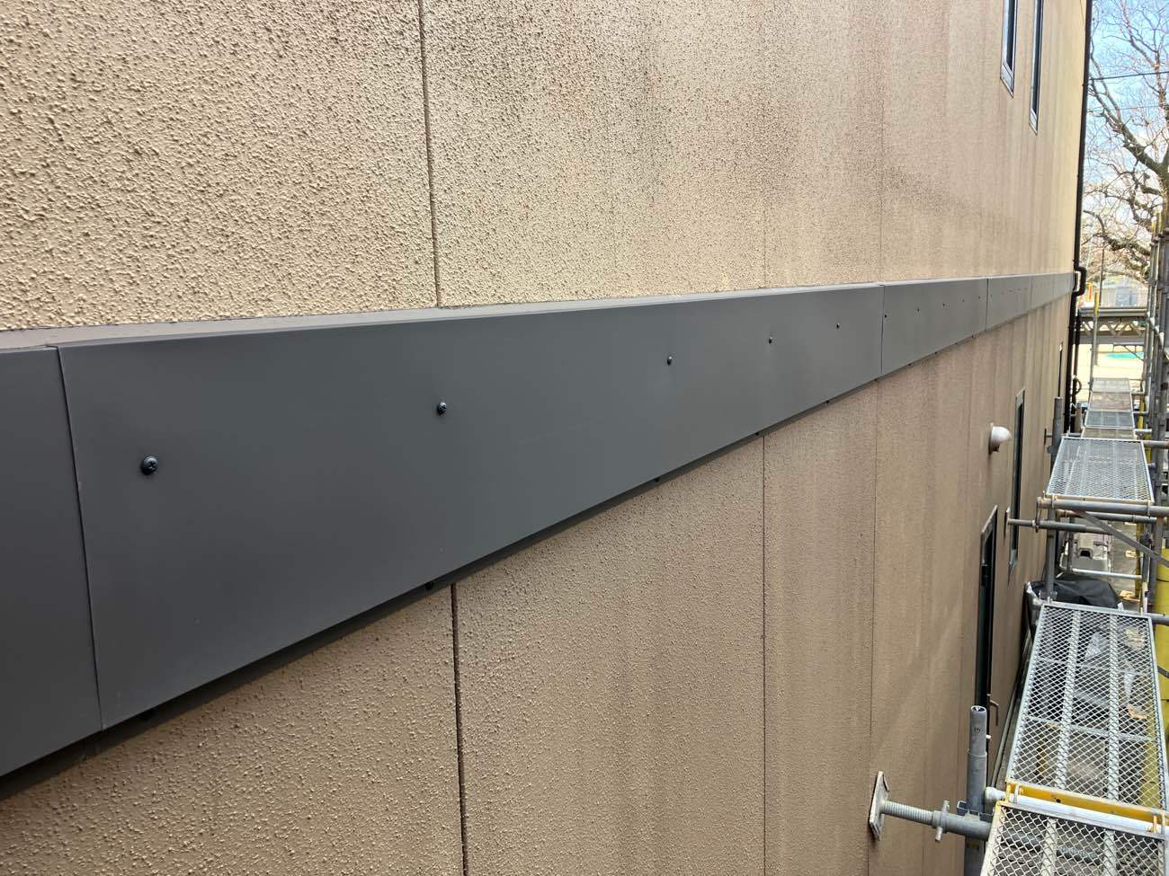 幕板板金工事　施工後