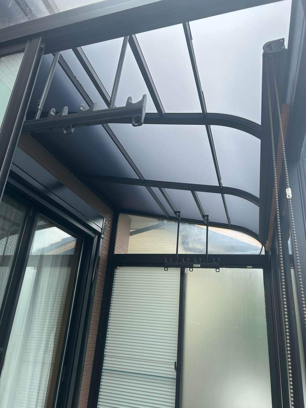 室内側からのパネル面の状態確認