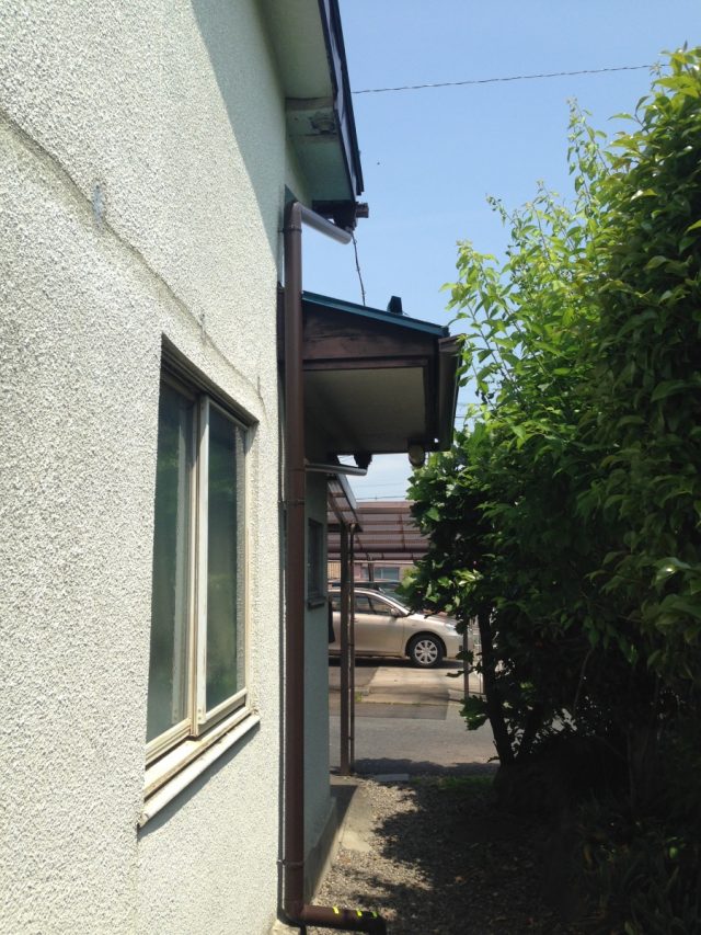 雨樋の架け替え　施工後