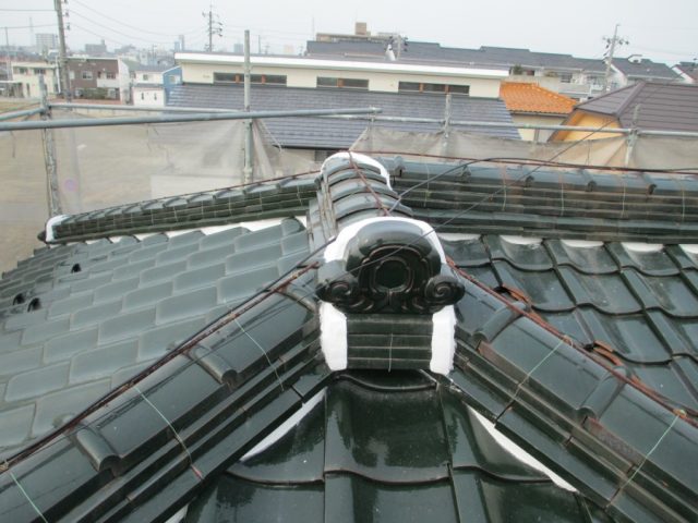 瓦屋根漆喰工事