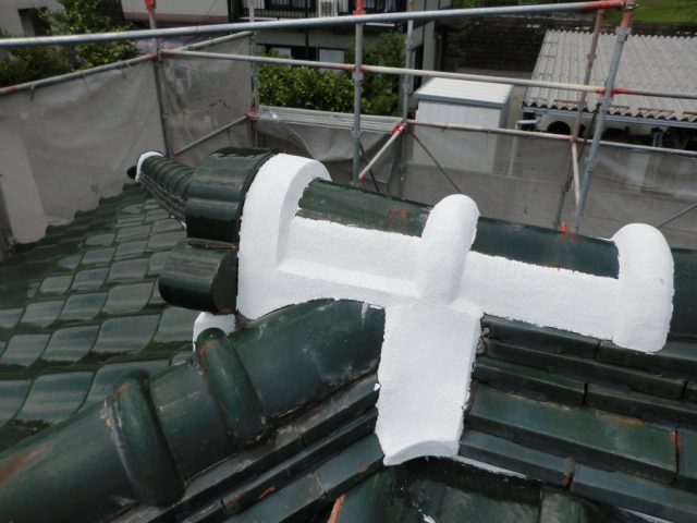 屋根漆喰工事