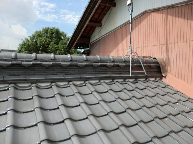 屋根漆喰工事
