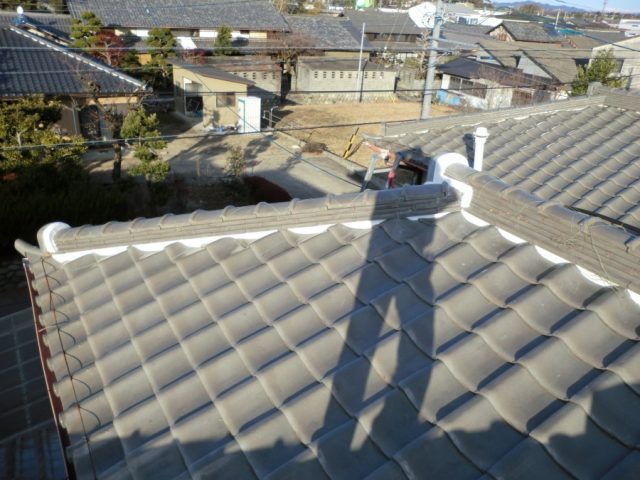 三日月漆喰工事　完工