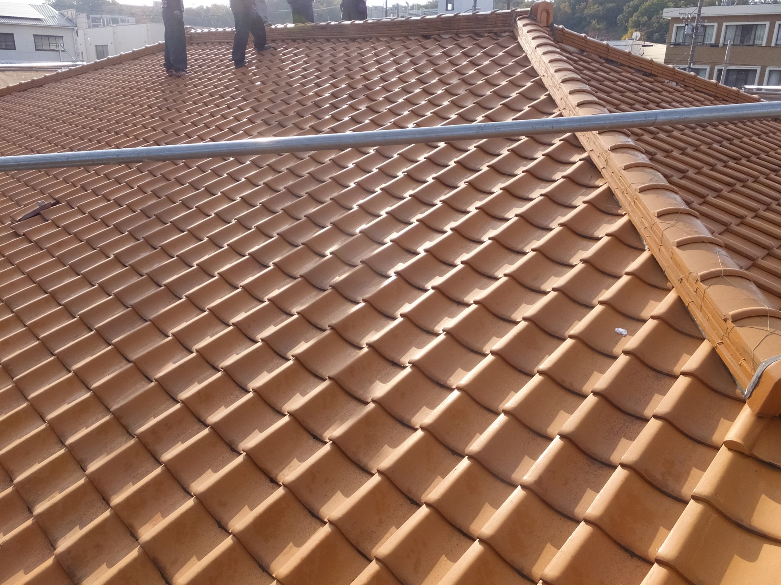ルーガ鉄平 葺き替え工事 屋根解体工事