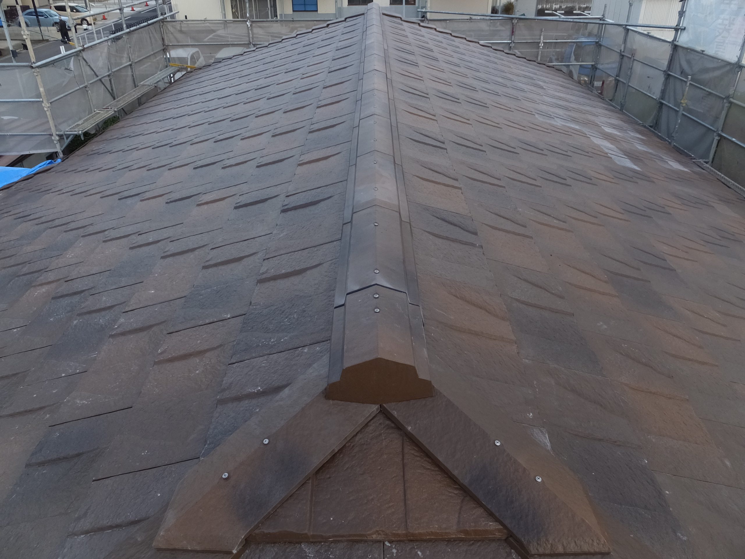 ルーガ鉄平　葺き替え工事後の写真