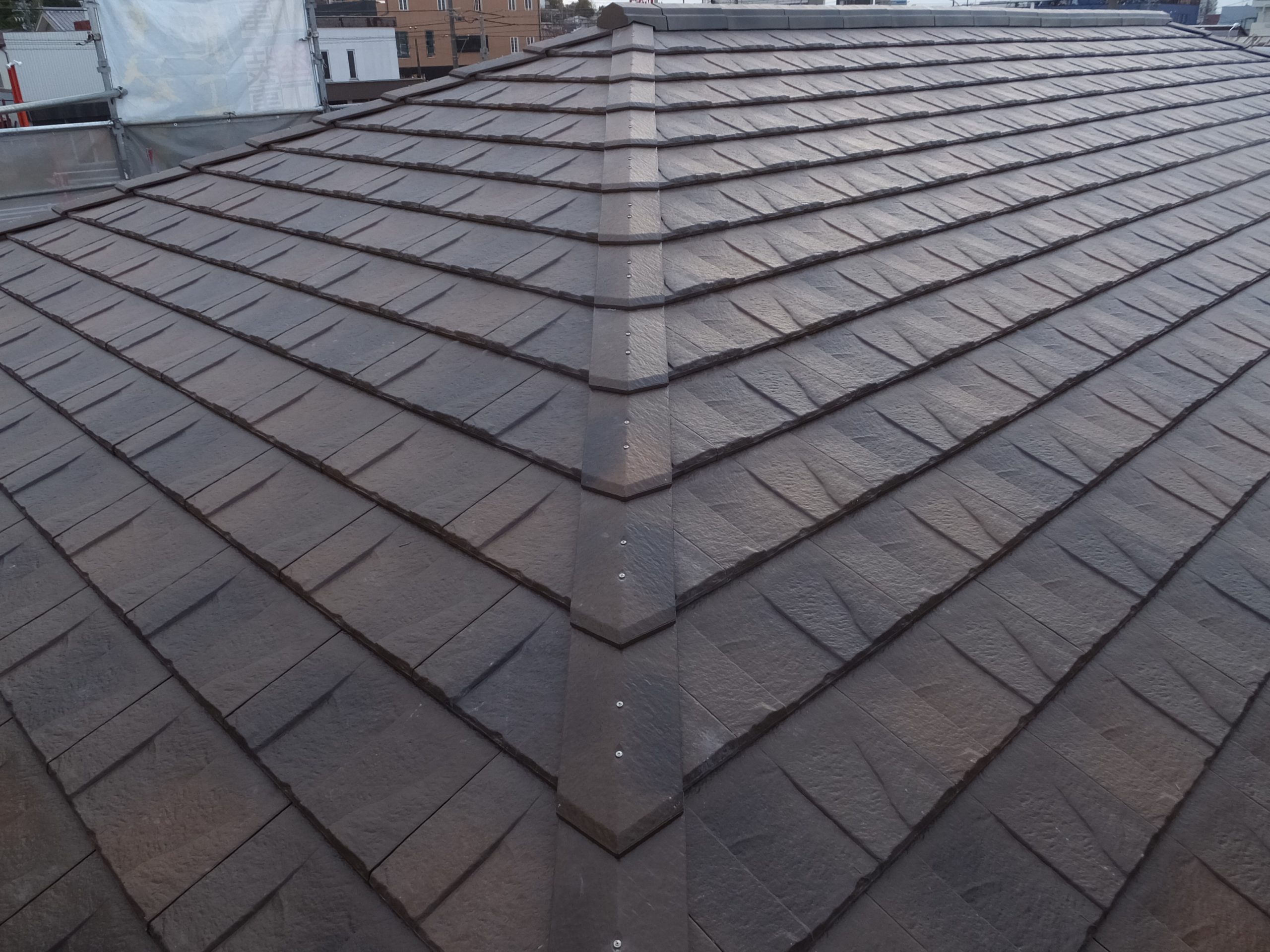 ルーガ鉄平　葺き替え工事後の写真