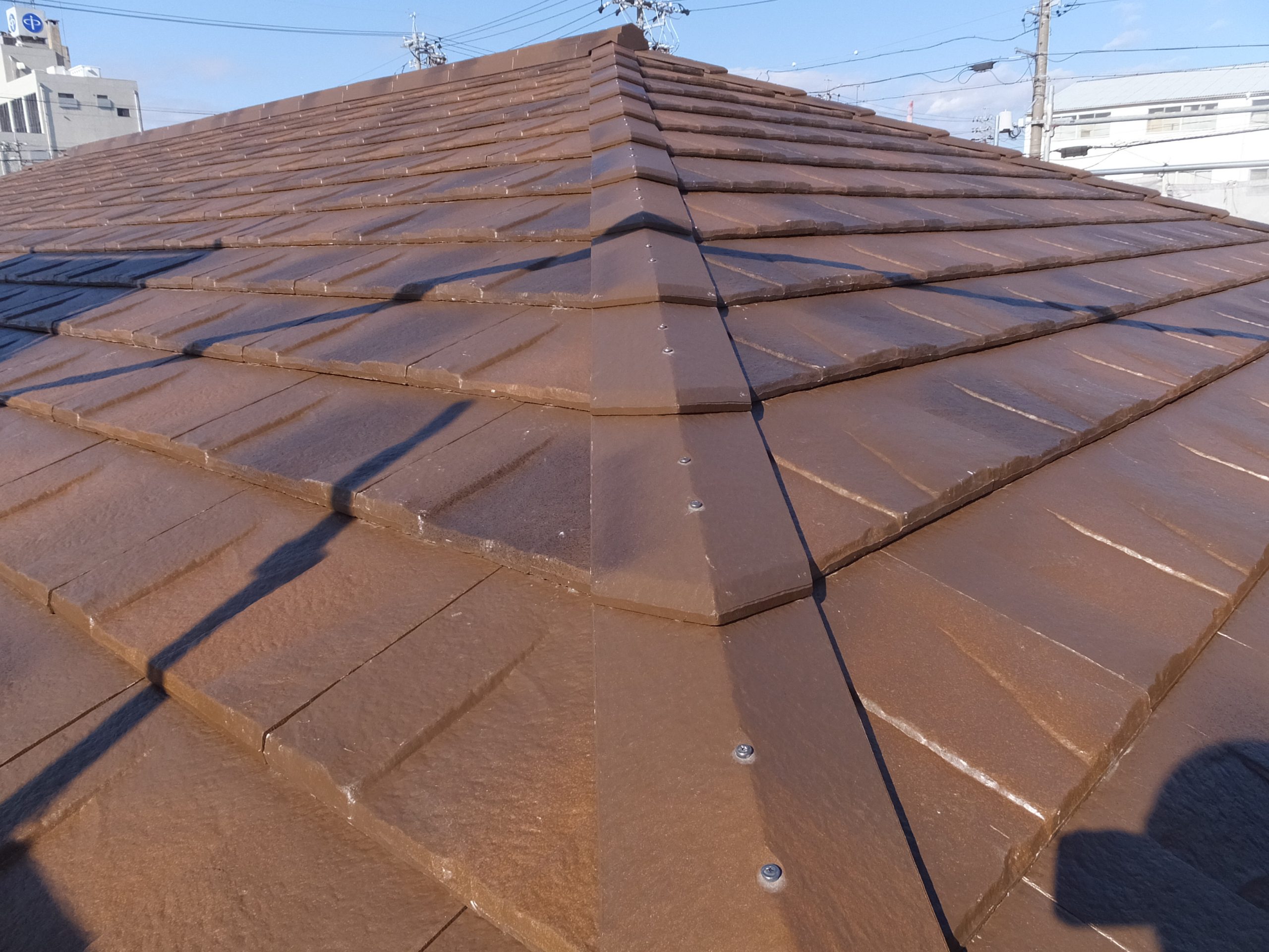 ルーガ鉄平　葺き替え工事後の写真