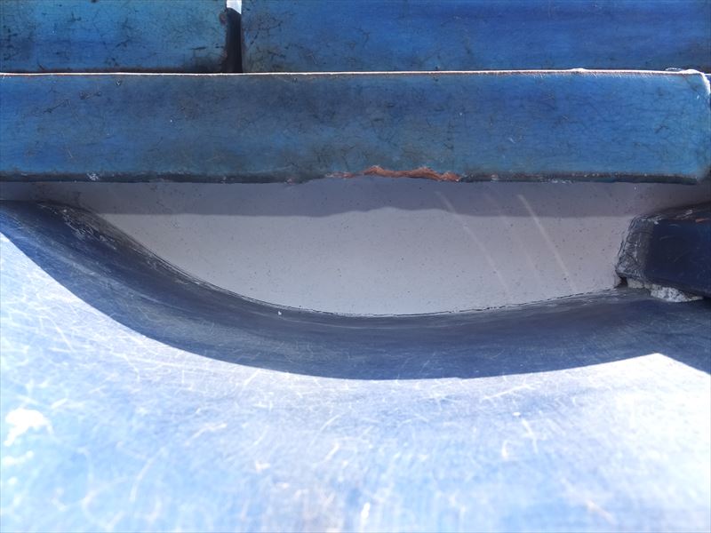 棟下の三日月漆喰の施工後