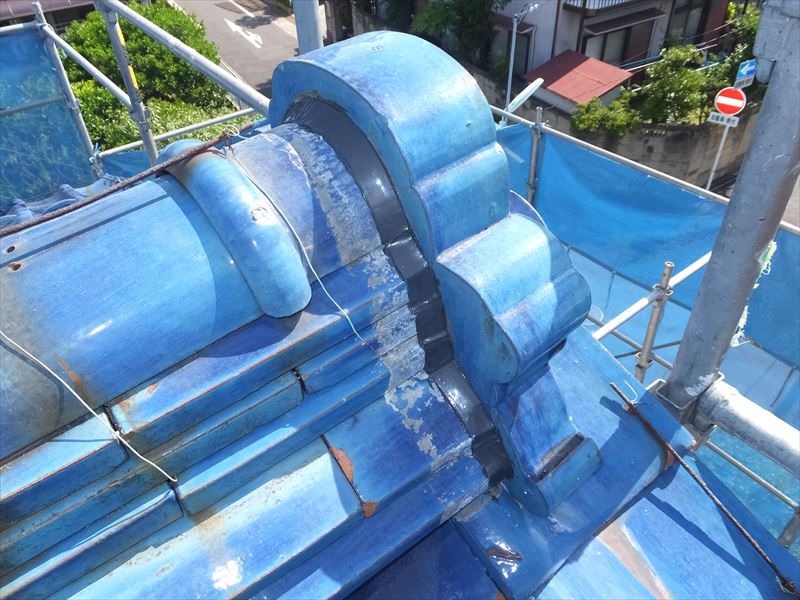 鬼巻きコーキング施工