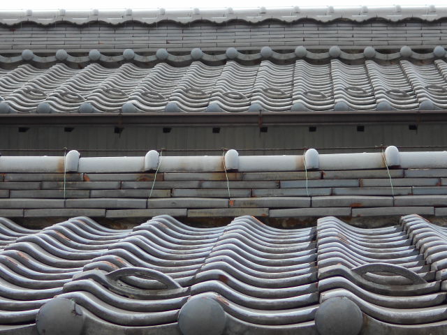 陶器瓦点検