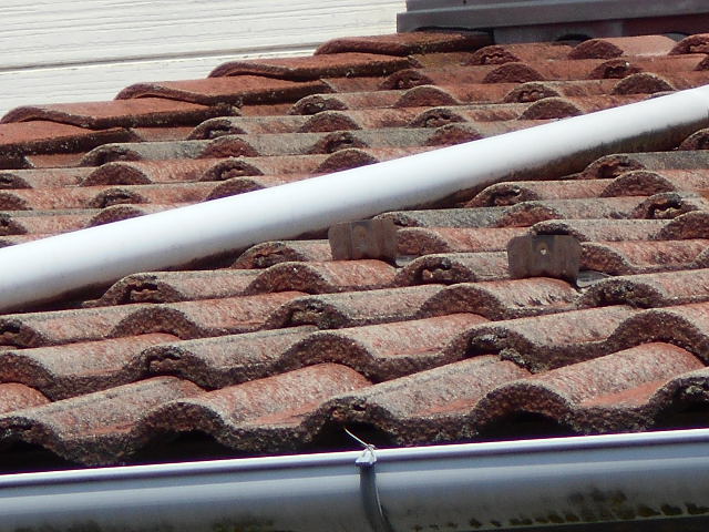 モニエル瓦屋根現場調査