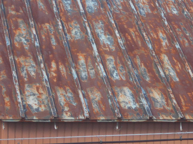 瓦棒屋根錆