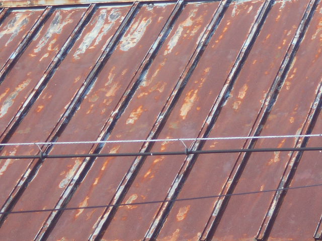トタン屋根錆