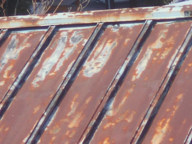 トタン屋根錆