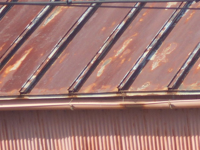 トタン屋根錆