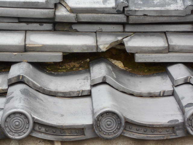 漆喰屋根現場調査