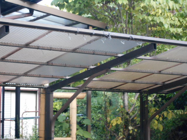 ポリカ波板現場調査