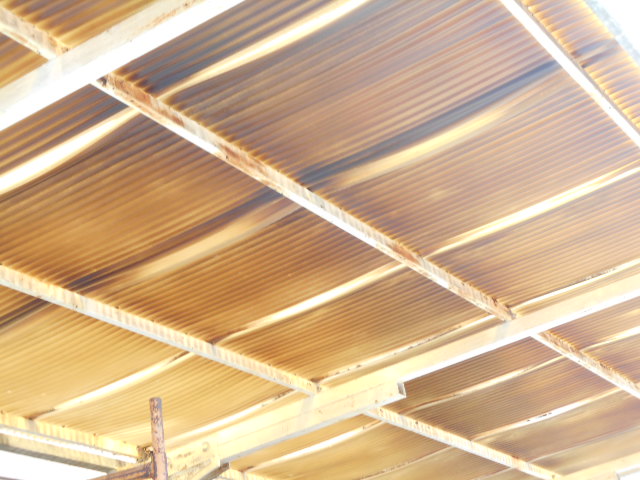 塩ビ波板現場調査