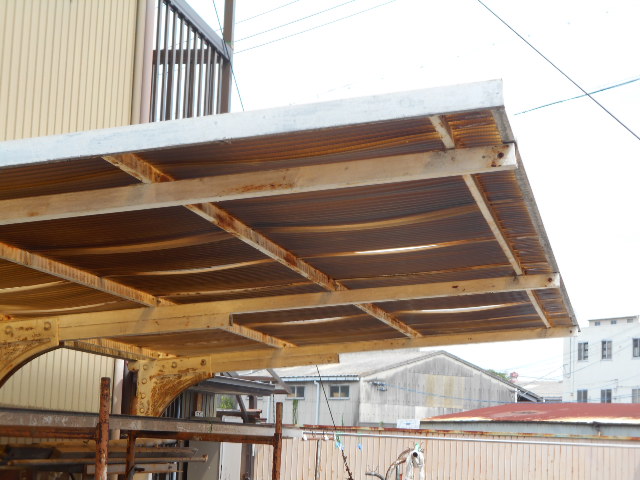 塩ビ波板現場調査