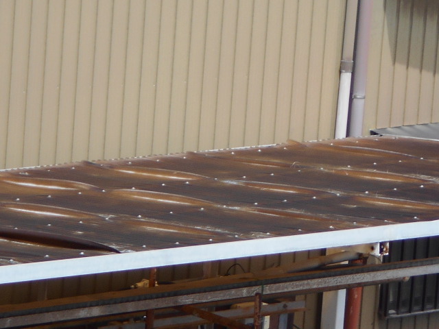 塩ビ波板現場調査