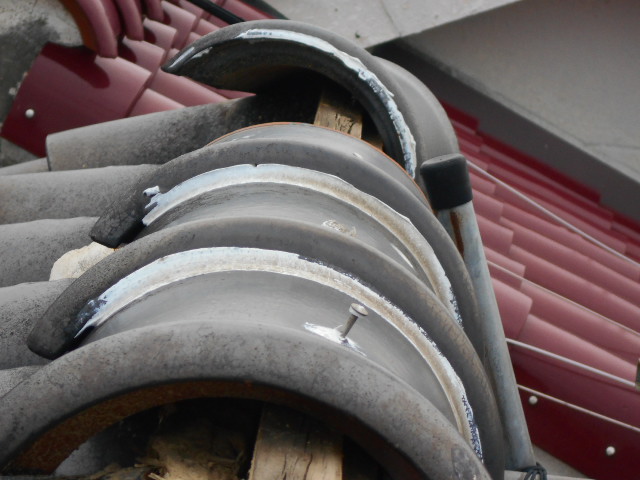 S瓦屋根現場調査