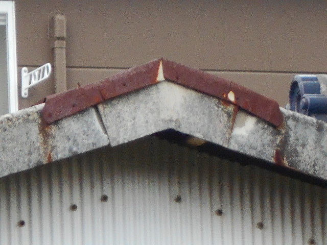 小波スレート屋根現場調査