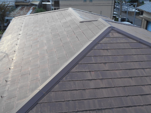 カラーベスト屋根現場調査