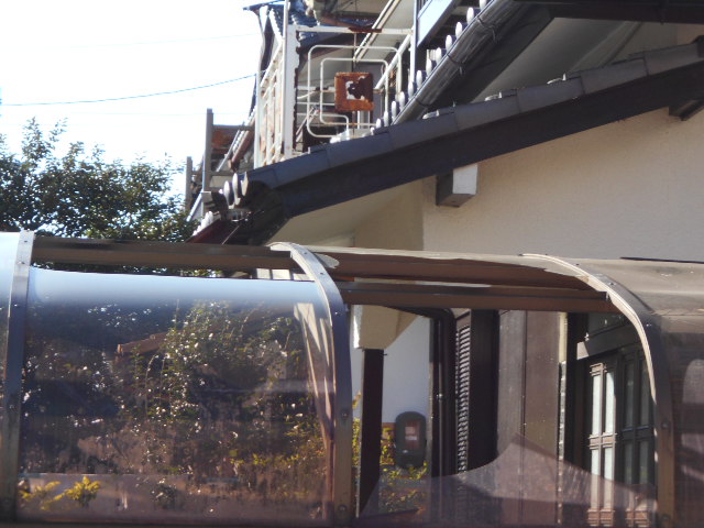 カーポートの屋根調査