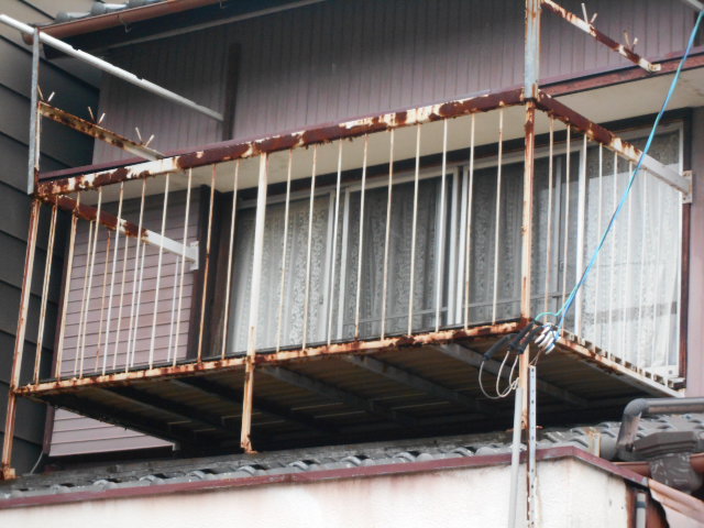 ベランダ手摺無料調査