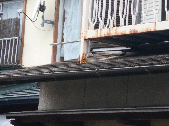 ベランダ手摺無料調査