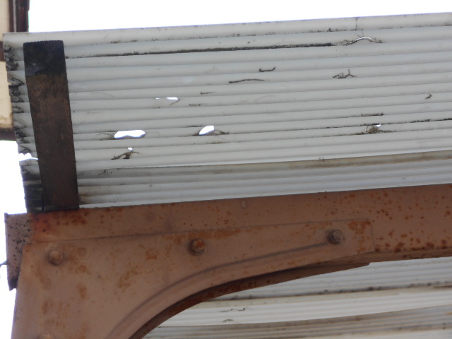 塩ビ波板屋根調査