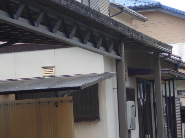 テラス屋根調査