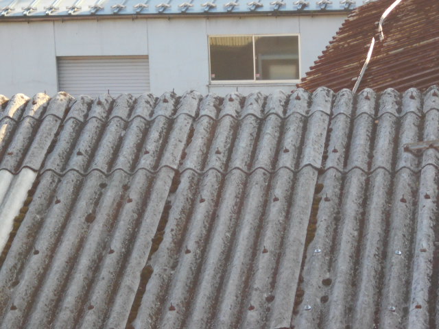 スレート屋根調査
