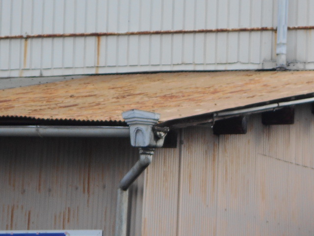 トタン屋根調査
