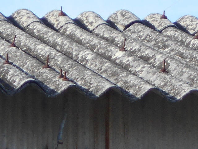 大波スレート屋根調査